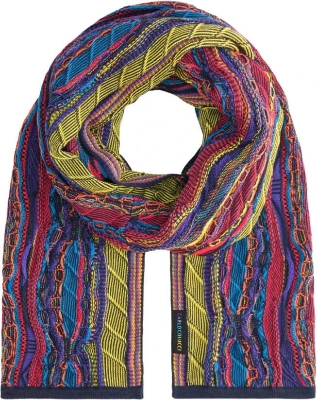 Carlo colucci Winter Sjaal Collectie Multicolor Heren