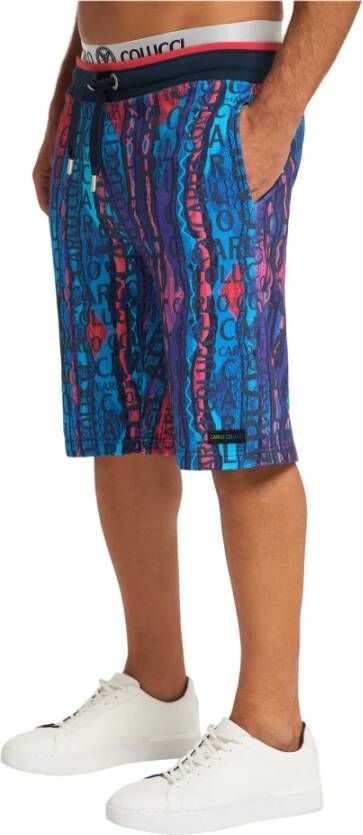 Carlo colucci Sweatbermuda Blauw Heren