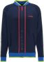 Carlo colucci Retro Sweatjacke met opstaande kraag Casaccia Blue Heren - Thumbnail 1