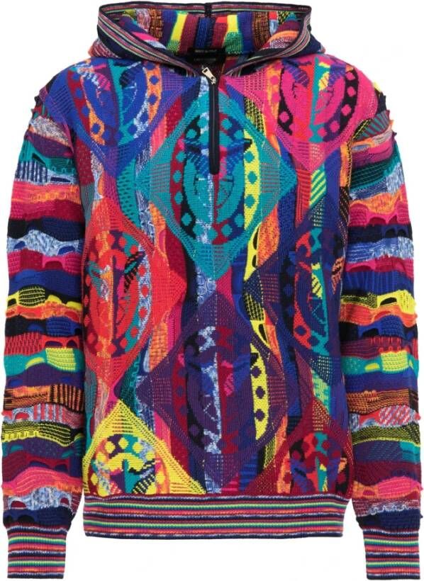 Carlo colucci Unieke Zip-through Sweatshirt Multicolor Heren