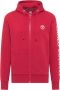 Carlo colucci Unieke Zip-through Sweatshirt voor Heren Red Heren - Thumbnail 3