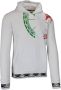 Carlo colucci Heren Sweathoodie met Groot Voorlogo White Heren - Thumbnail 1