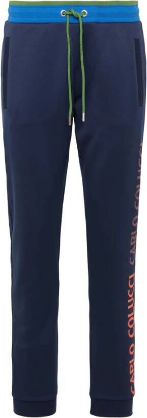 Carlo colucci Legere sweathose Carlotto Blauw Heren