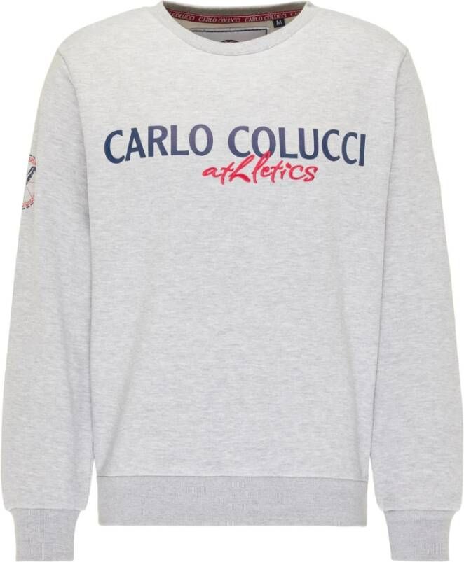 Carlo colucci Unieke Atletico Sweatshirt Gray Heren