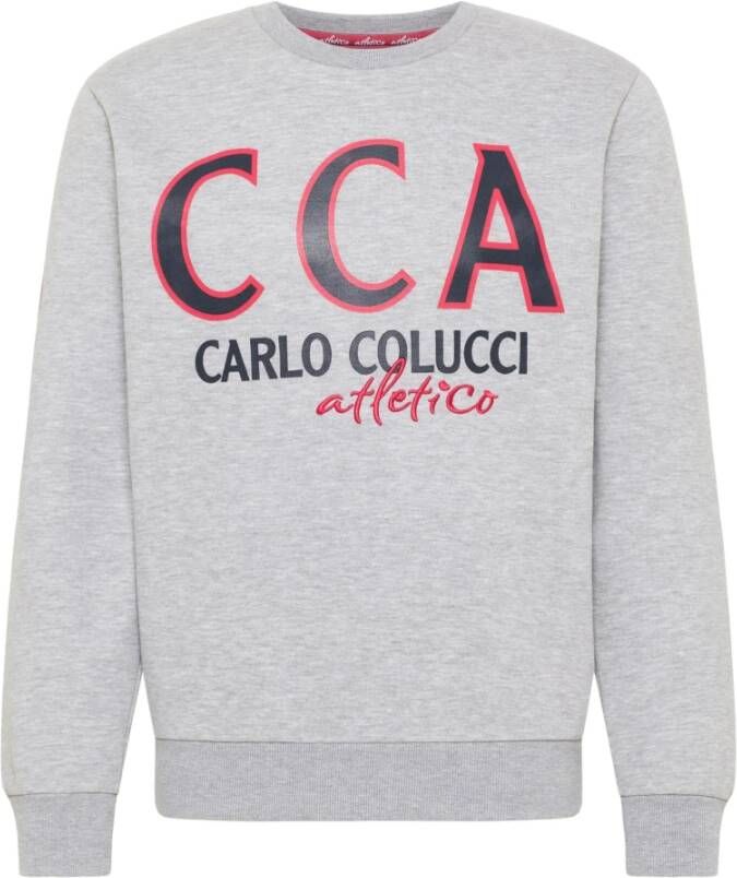 Carlo colucci Dalvit Sweatshirt Gray Heren