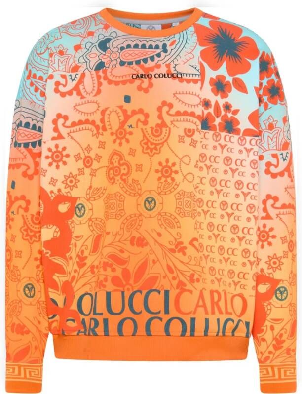 carlo colucci Sweatshirt Oranje Heren