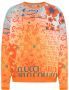 Carlo colucci Bandana Oversize Sweatshirt De Chirico Orange Heren - Thumbnail 7