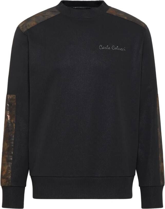 Carlo colucci Dapunt Casual Sweatshirt Black Heren