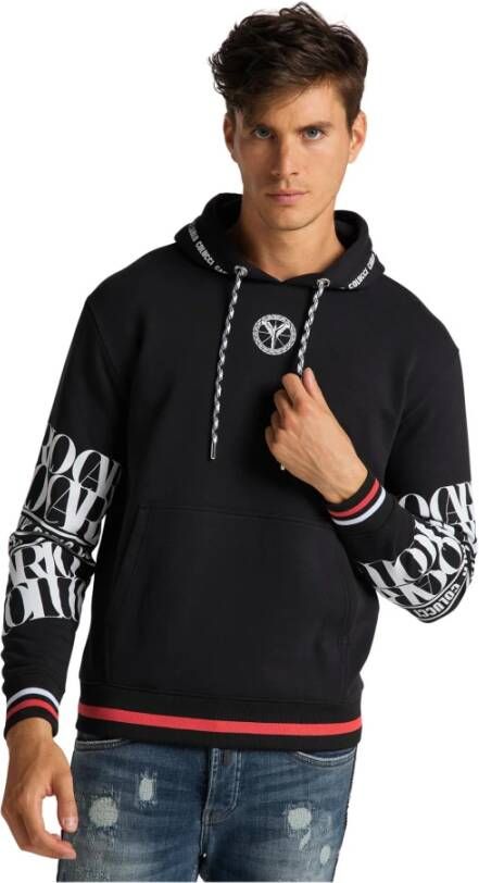 Carlo colucci Unieke Artistieke Hoodies Black Heren