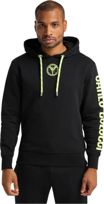 Carlo colucci Unieke Heren Hoodie Beperkte Oplage Black Heren