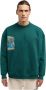 Carlo colucci Oversized Sweatshirt voor casual stijl Green Heren - Thumbnail 1