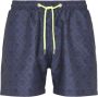 Carlo colucci Heren Zwembroek met Logoprint Carazzato Blue Heren - Thumbnail 1