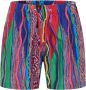 Carlo colucci Zwembroek met gebreid patroon Multicolor Heren - Thumbnail 7