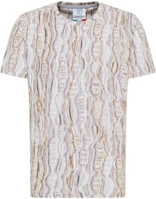 Carlo colucci T-Shirt Beige Heren