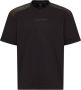 Carlo colucci Oversized T-shirt met nylonapplicaties Black Heren - Thumbnail 1
