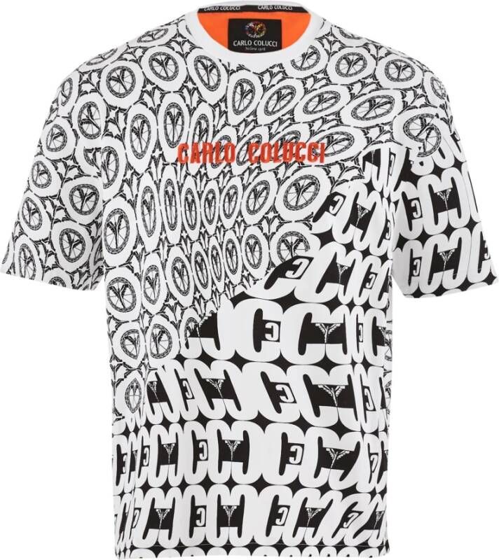 Carlo colucci Geborduurd T-shirt DaGiau Multicolor Heren