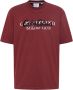 Carlo colucci Oversize T-Shirt Red Heren - Thumbnail 1