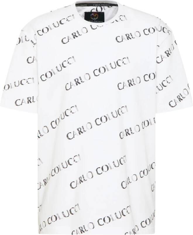 Carlo colucci D`Aurelio Oversized T-Shirt White Heren