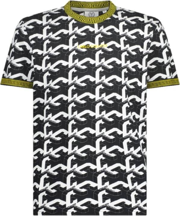 Carlo colucci T-Shirts Zwart Heren