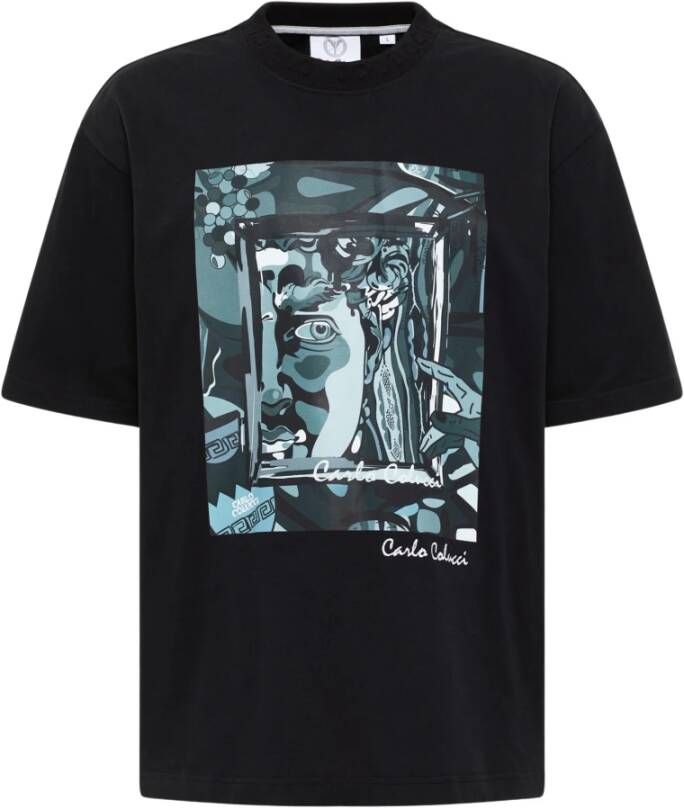 Carlo colucci Oversize T-Shirt Black Heren