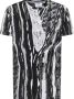 Carlo colucci De Bellis Bedrukt T-Shirt Black Heren - Thumbnail 1