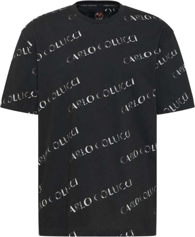 Carlo colucci D`Aurelio Oversize T-Shirt Black Heren