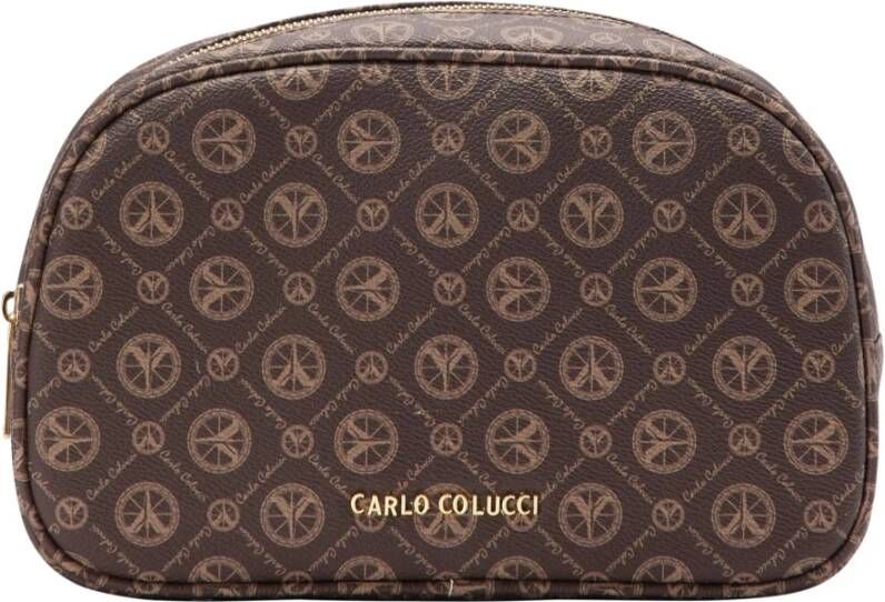 carlo colucci Toilet Bags Bruin Heren