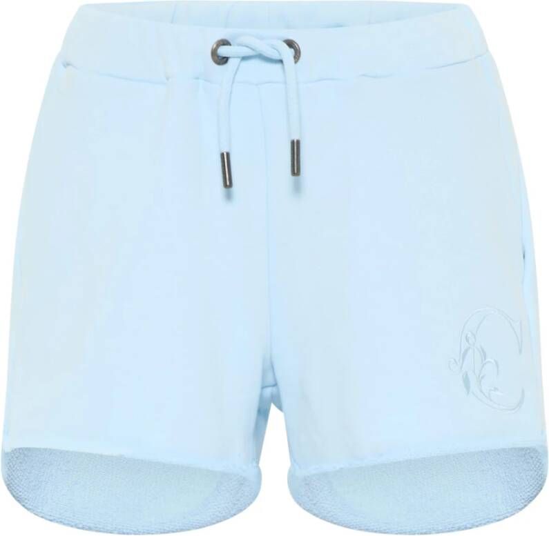 Carlo colucci De Amicis Geborduurde Sweatshorts Blue Dames