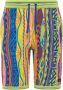 Carlo colucci Strickshorts MIT Jaquard Cucuzza Groen Heren - Thumbnail 3
