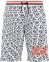 Carlo colucci Sweatbermuda mit monogram daronco Wit Heren - Thumbnail 1