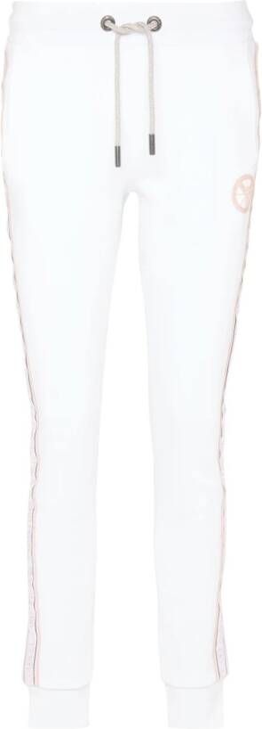 Carlo colucci Unieke Basic Sweatpants voor Dames White Dames