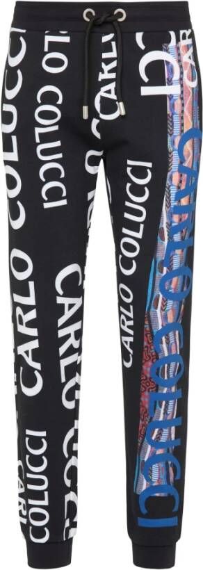 Carlo colucci Sweatose met logo -leed conforto Zwart Heren