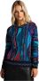 Carlo colucci Uniek Kunstwerk Pullover Blue Dames - Thumbnail 1