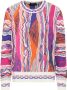 Carlo colucci Constantina Jacquard Ronde Hals Trui Multicolor Dames - Thumbnail 1