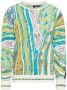 Carlo colucci Unieke Jacquard Gebreide Trui White Heren - Thumbnail 1