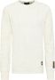 Carlo colucci Effenkleurige Edizione Gebreide Trui Constantini White Heren - Thumbnail 1