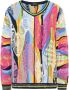 Carlo colucci Jacquard V-Hals Trui Curtoni Multicolor Dames - Thumbnail 3