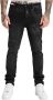 Carlo colucci Vernietigde jeans im gebruikte look mit logopatch cecchelin Zwart Heren - Thumbnail 1