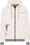 Carlo colucci Cutting Story Hoody Gebreid White Heren - Thumbnail 1