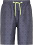 Carlo colucci Mannen zwemmen stammen met logo -printen Carmellini Blauw Heren - Thumbnail 3
