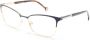 Carolina Herrera Gouden Optisch Frame Must-Have Stijl Blue Dames - Thumbnail 1