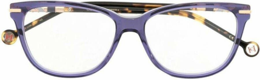 Carolina Herrera Paarse Optische Monturen voor Moderne Vrouw Purple Dames