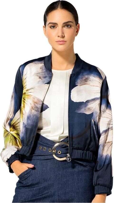 Caroline Biss Blouson Jas 1816 Multicolor Dames - Foto 3