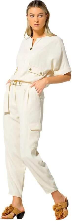 Caroline Biss Broek 1537 Stijlvolle Broek Beige Dames - Foto 6