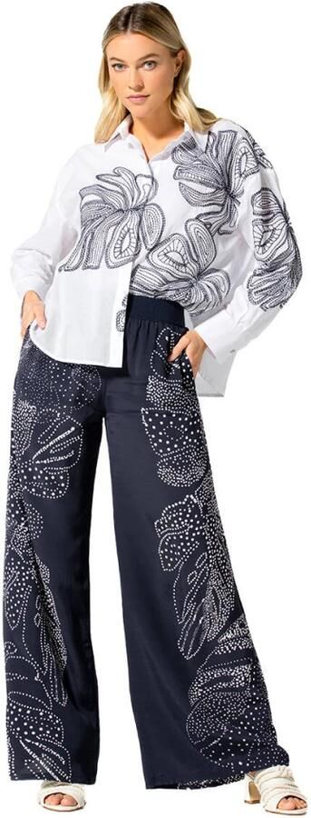 Caroline Biss Elegante Blouse met Lange Mouwen White Dames - Foto 3