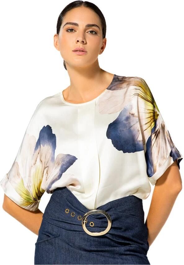 Caroline Biss Elegante Broek 1501 Broek Blue Dames