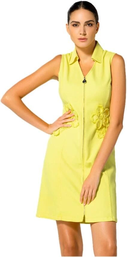 Caroline Biss Elegante Jurk Kleed Yellow Dames - Foto 2