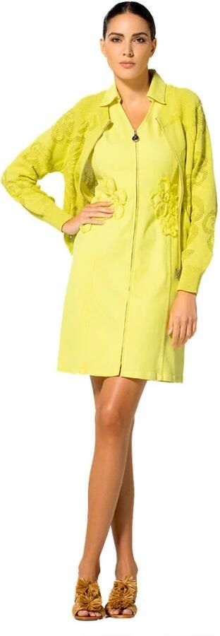 Caroline Biss Elegante Jurk Kleed Yellow Dames - Foto 4