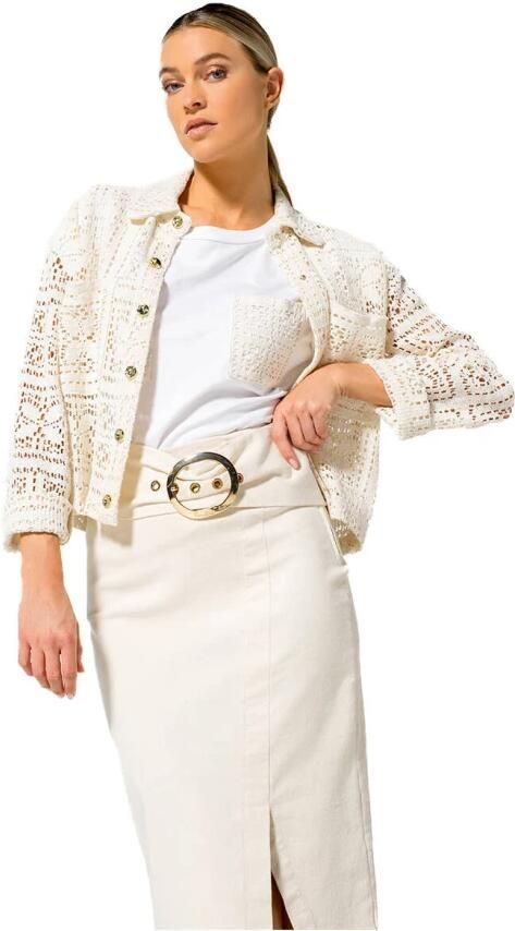 Caroline Biss Elegante Rok 1704 Beige Dames