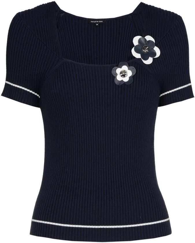 Caroline Biss Elegante Top Pullover voor Vrouwen Blue Dames